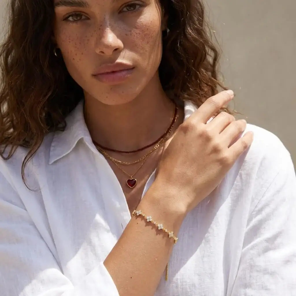 Sparkle Clover Bracelet